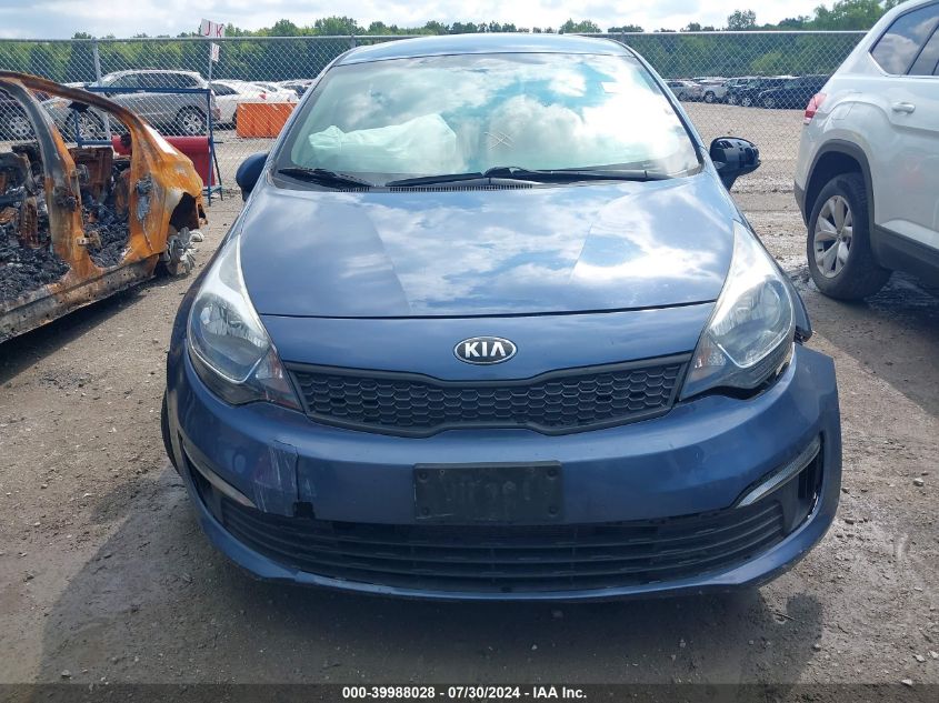 2016 Kia Rio Lx VIN: KNADM4A30G6653440 Lot: 39988028