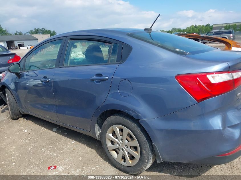 2016 Kia Rio Lx VIN: KNADM4A30G6653440 Lot: 39988028