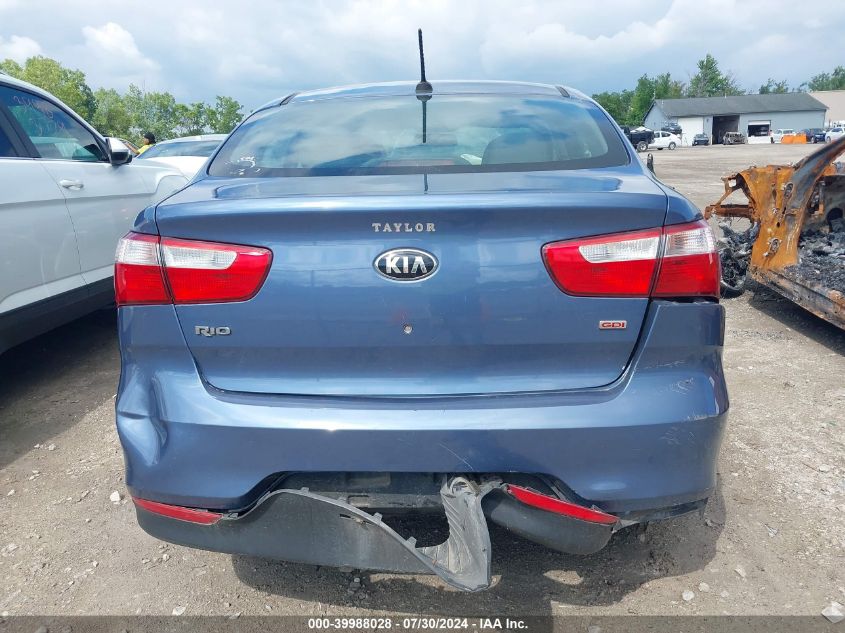 2016 Kia Rio Lx VIN: KNADM4A30G6653440 Lot: 39988028