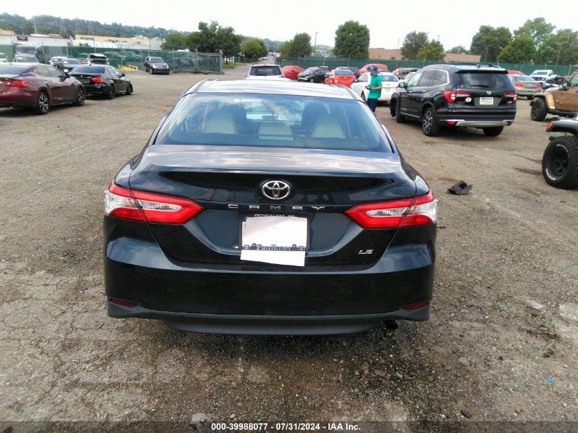 2018 Toyota Camry Le VIN: 4T1B11HK3JU561302 Lot: 39988077