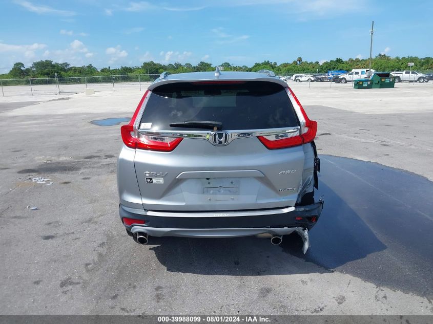 2019 Honda Cr-V Touring VIN: 2HKRW2H99KH625393 Lot: 39988099