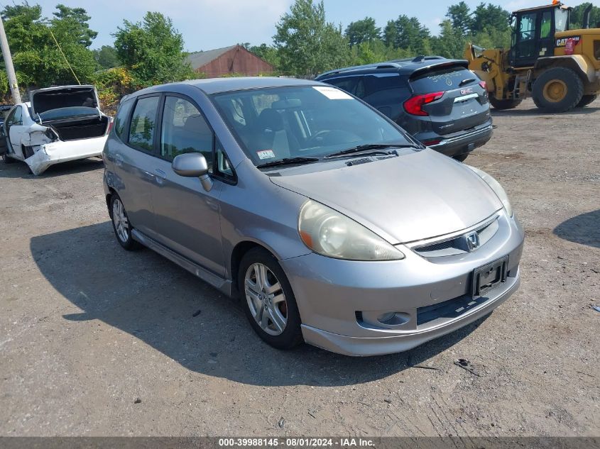 JHMGD37677S017938 | 2007 HONDA FIT