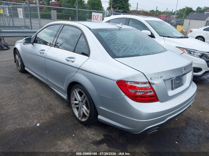 WDDGF8BB4CR193060 | 2012 MERCEDES-BENZ C 300