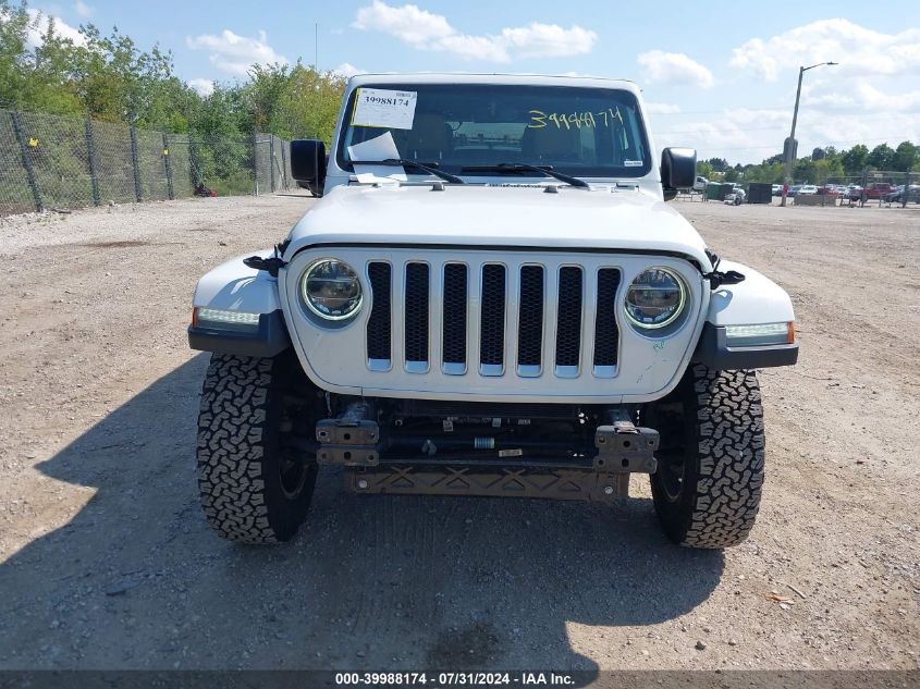 2018 Jeep Wrangler Unlimited Sahara 4X4 VIN: 1C4HJXEG0JW184921 Lot: 39988174