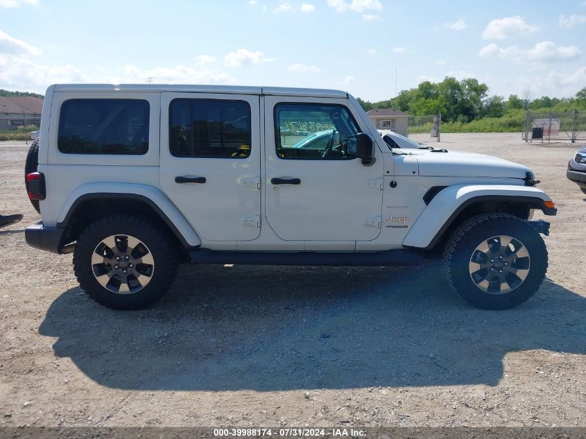 2018 Jeep Wrangler Unlimited Sahara 4X4 VIN: 1C4HJXEG0JW184921 Lot: 39988174