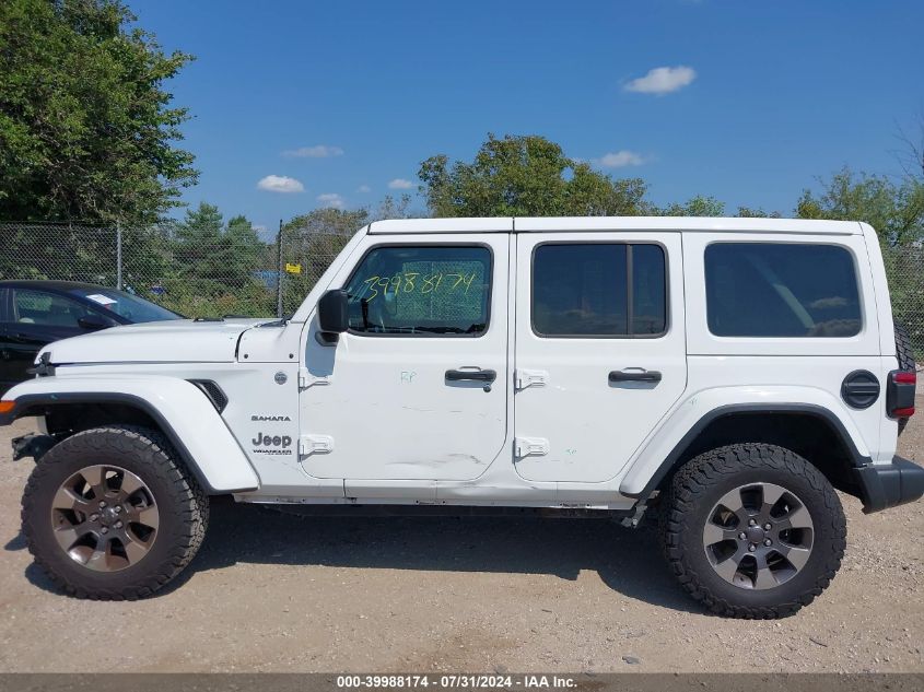 2018 Jeep Wrangler Unlimited Sahara 4X4 VIN: 1C4HJXEG0JW184921 Lot: 39988174