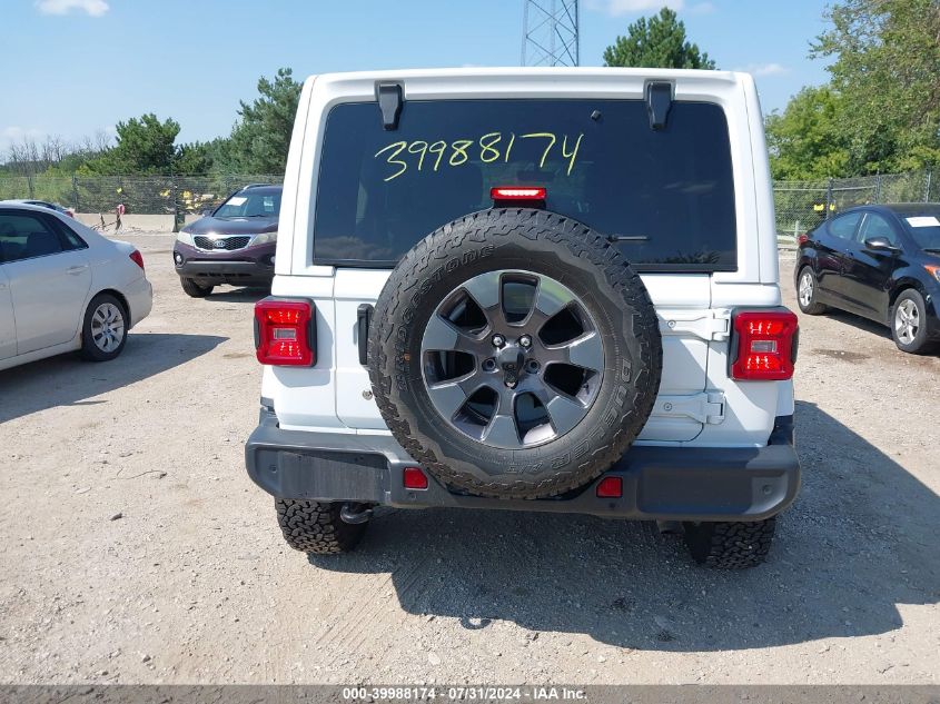 2018 Jeep Wrangler Unlimited Sahara 4X4 VIN: 1C4HJXEG0JW184921 Lot: 39988174