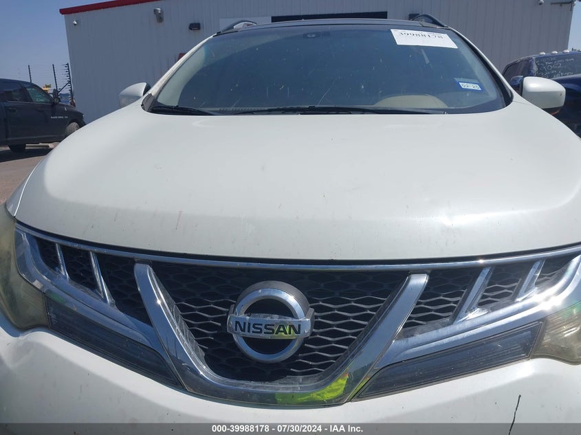 2011 Nissan Murano Le VIN: JN8AZ1MU9BW067469 Lot: 39988178
