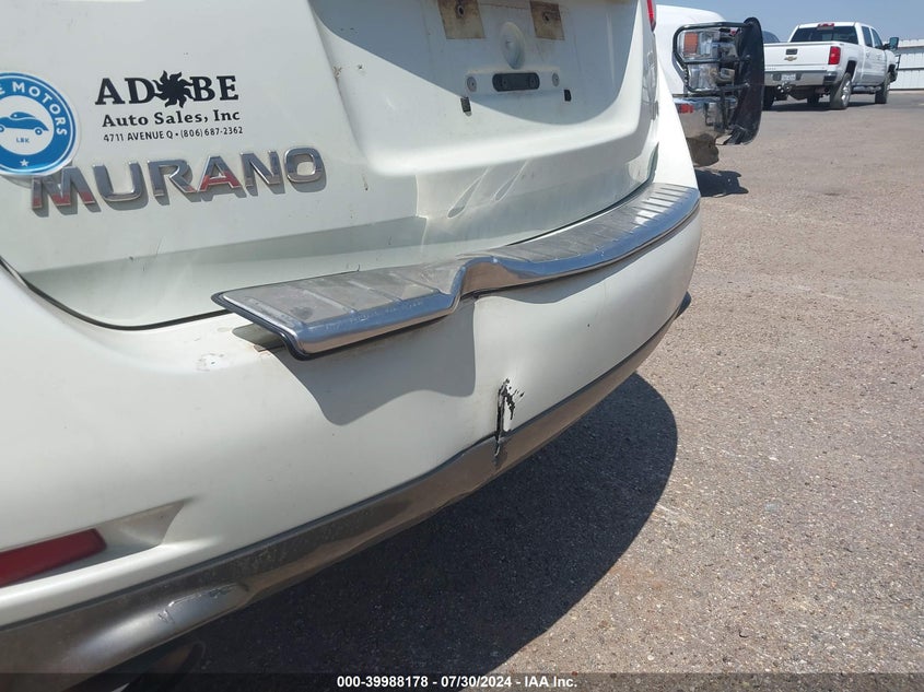 2011 Nissan Murano Le VIN: JN8AZ1MU9BW067469 Lot: 39988178