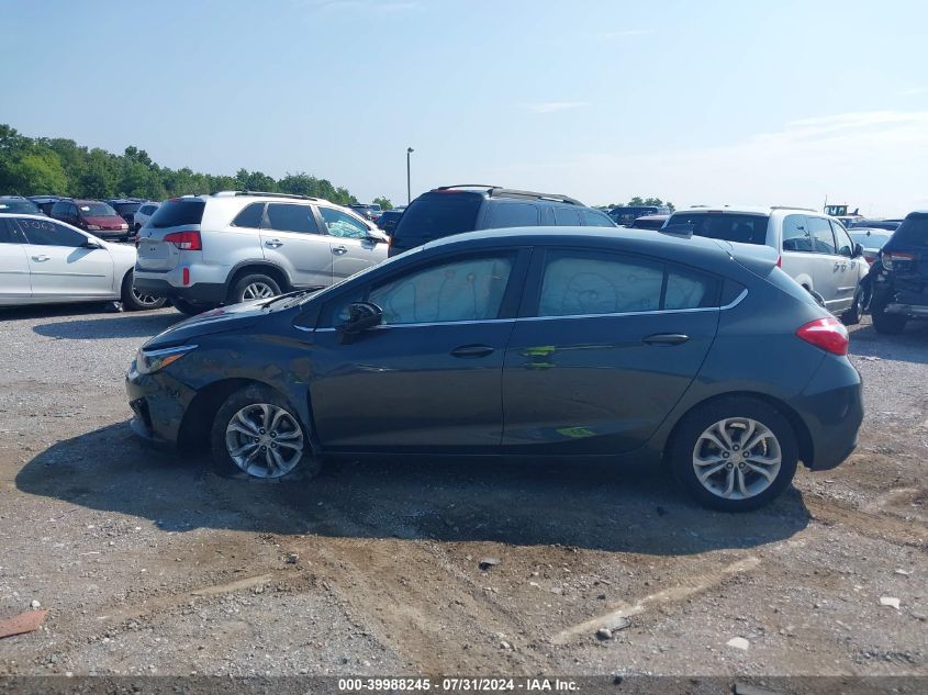 2019 Chevrolet Cruze Lt VIN: 3G1BE6SM2KS599436 Lot: 39988245