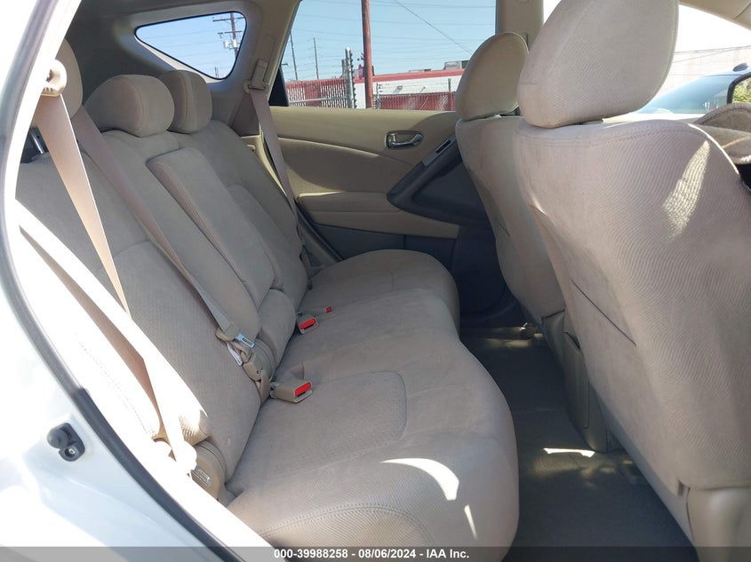 2010 Nissan Murano S VIN: JN8AZ1MU6AW016090 Lot: 39988258