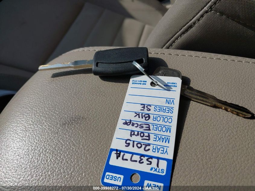 2015 Ford Escape Se VIN: 1FMCU0GX7FUB97380 Lot: 39988272