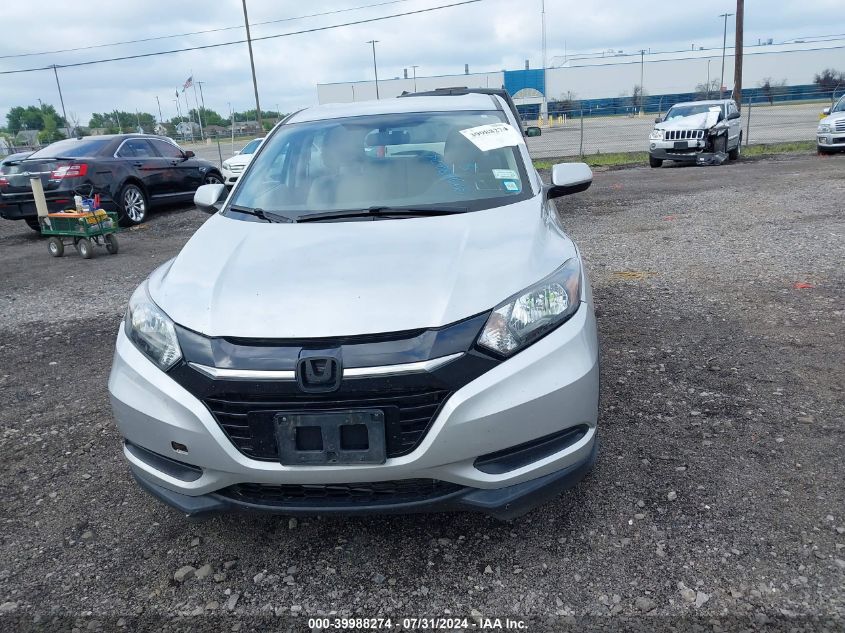 2016 Honda Hr-V Lx VIN: 3CZRU6H38GM744993 Lot: 39988274