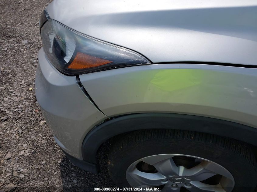 2016 Honda Hr-V Lx VIN: 3CZRU6H38GM744993 Lot: 39988274