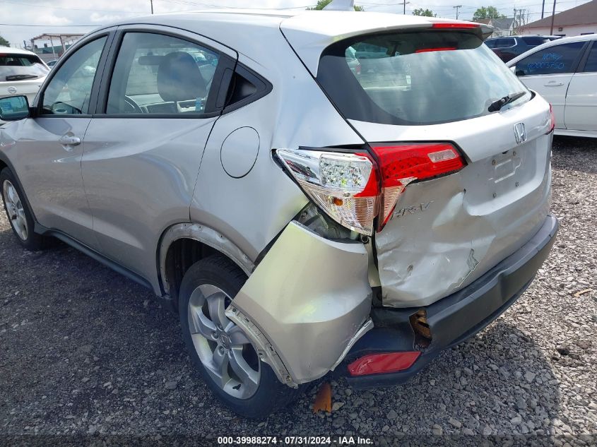 2016 Honda Hr-V Lx VIN: 3CZRU6H38GM744993 Lot: 39988274