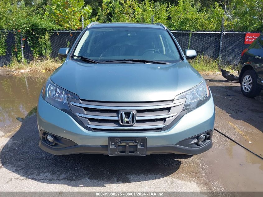 2012 Honda Cr-V Ex-L VIN: 2HKRM4H76CH614465 Lot: 39988275