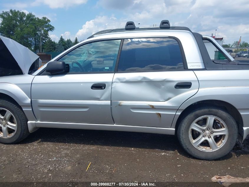 2006 Subaru Baja Sport VIN: 4S4BT62C167106947 Lot: 39988277