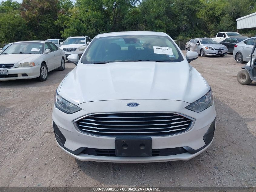 2019 Ford Fusion Hybrid Se VIN: 3FA6P0LU9KR272575 Lot: 39988283