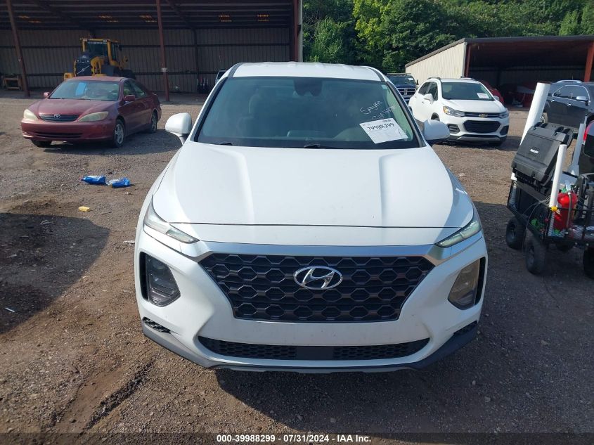 2019 Hyundai Santa Fe Se VIN: 5NMS23AD5KH022455 Lot: 39988299