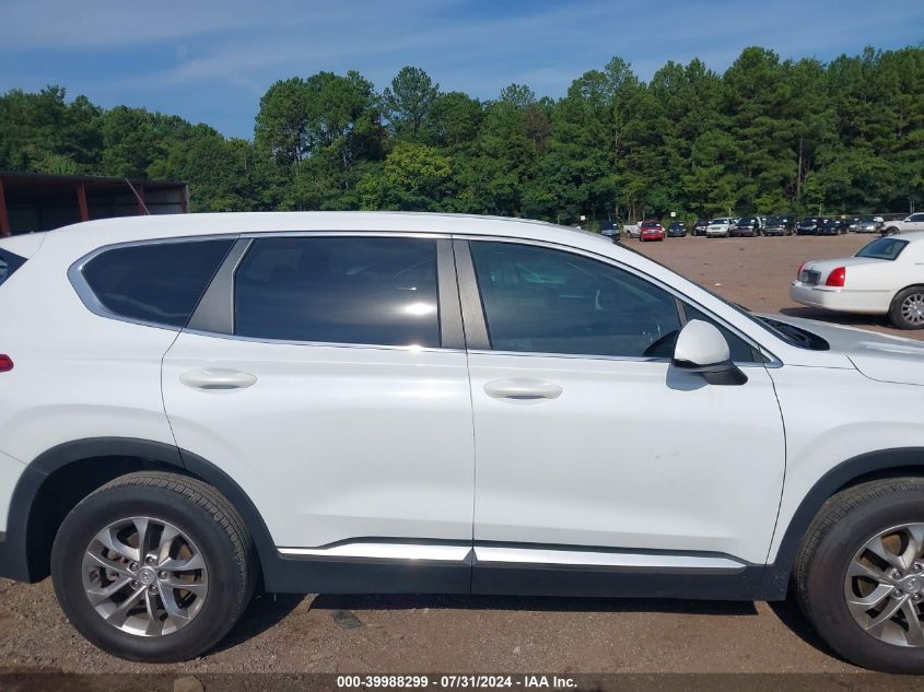 2019 Hyundai Santa Fe Se VIN: 5NMS23AD5KH022455 Lot: 39988299