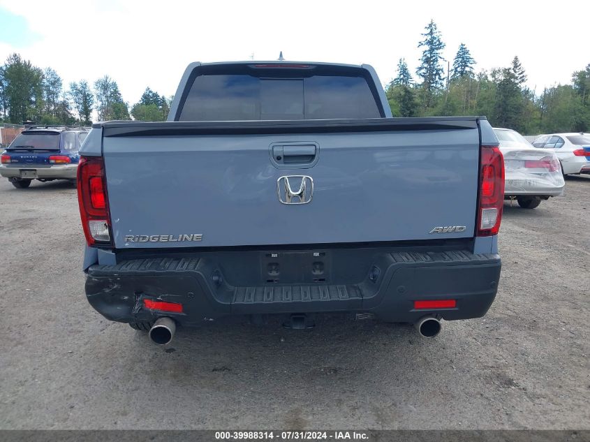 2022 Honda Ridgeline Rtl VIN: 5FPYK3F79NB018872 Lot: 39988314