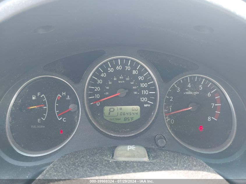 2005 Subaru Forester 2.5X VIN: JF1SG63645H734078 Lot: 39988324