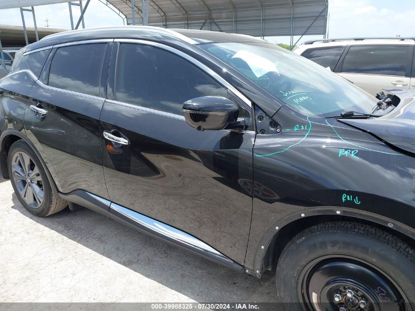 2021 Nissan Murano Platinum Fwd VIN: 5N1AZ2DJ3MC118164 Lot: 39988325