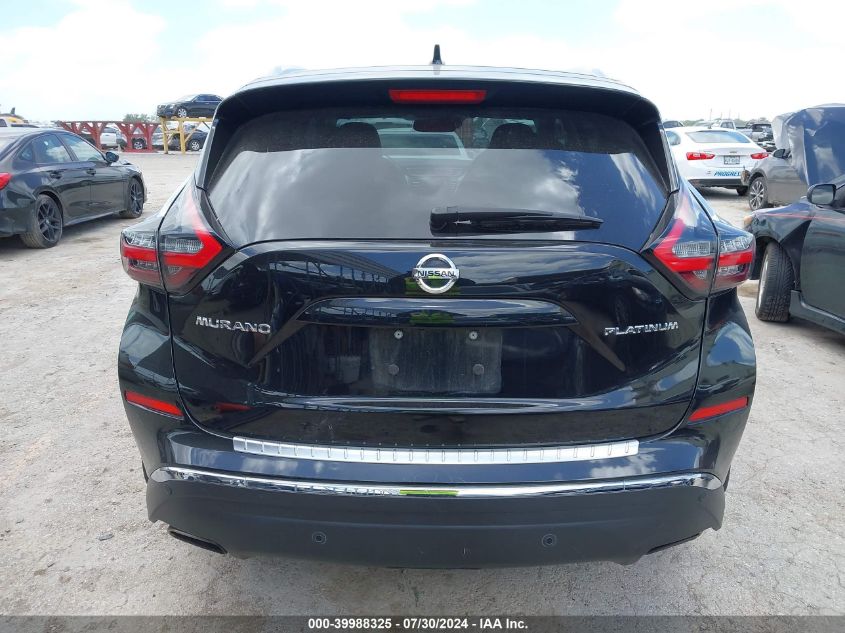 2021 Nissan Murano Platinum Fwd VIN: 5N1AZ2DJ3MC118164 Lot: 39988325