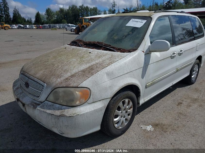 2005 Kia Sedona Ex/Lx VIN: KNDUP132656731164 Lot: 39988346