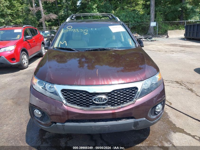 2012 Kia Sorento Ex V6 VIN: 5XYKU4A25CG207860 Lot: 39988349