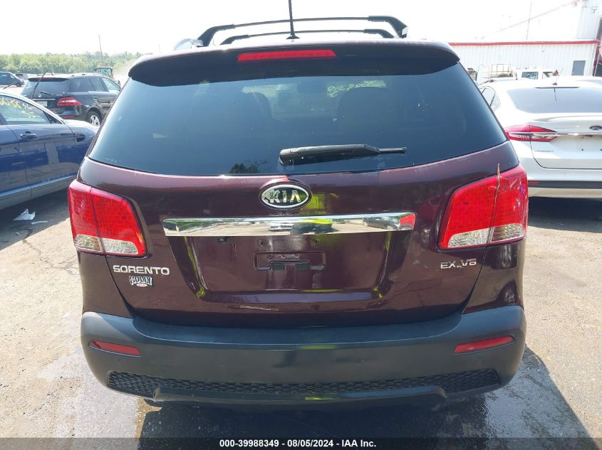 2012 Kia Sorento Ex V6 VIN: 5XYKU4A25CG207860 Lot: 39988349