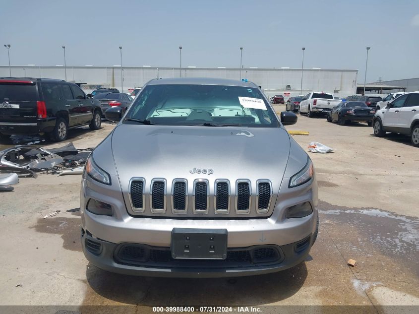 2016 Jeep Cherokee Sport VIN: 1C4PJLAB0GW312386 Lot: 39988400