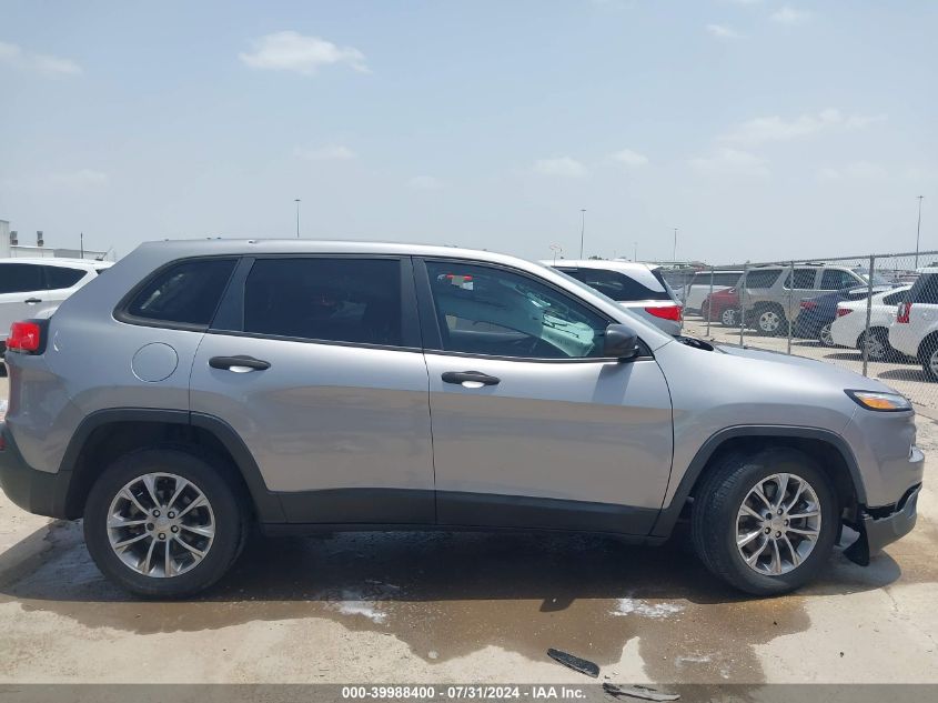 2016 Jeep Cherokee Sport VIN: 1C4PJLAB0GW312386 Lot: 39988400