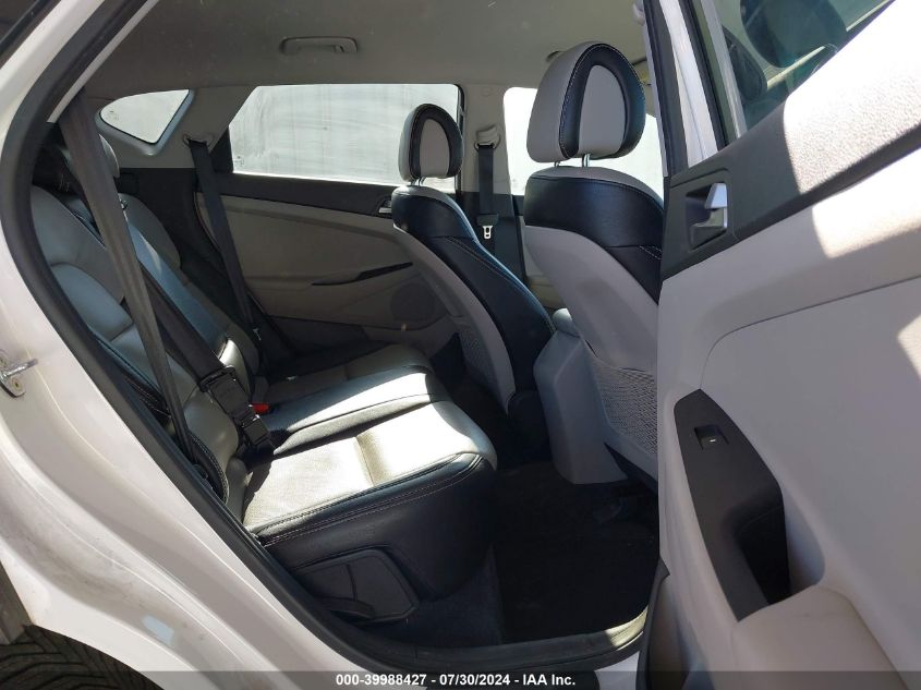 2017 Hyundai Tucson Limited/Sport And Eco/Se VIN: KM8J33A47HU400569 Lot: 39988427