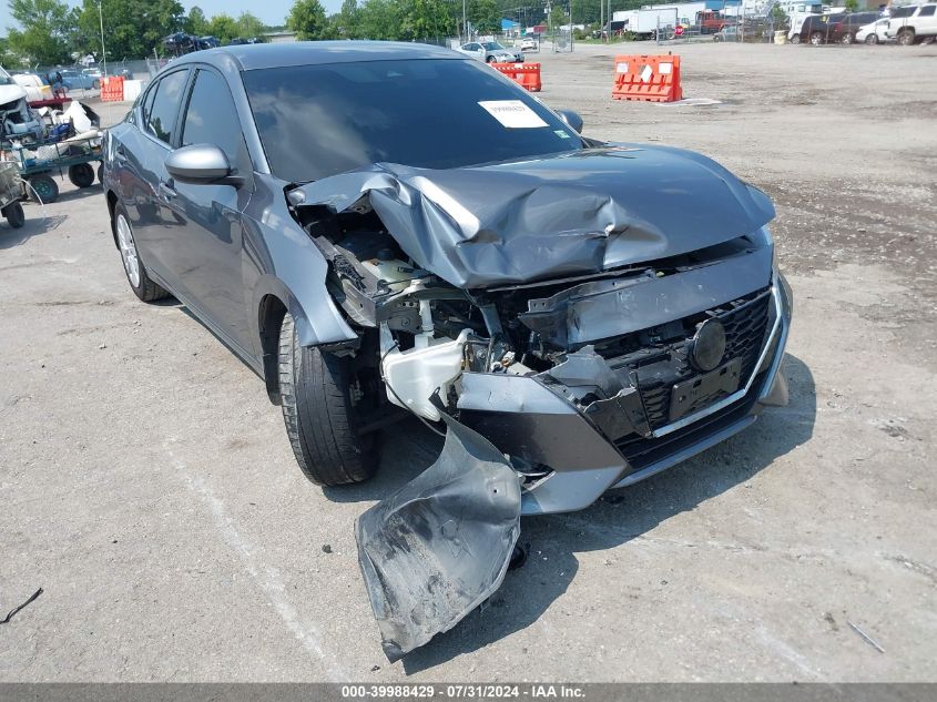 2022 Nissan Sentra S Xtronic Cvt VIN: 3N1AB8BV4NY225205 Lot: 39988429