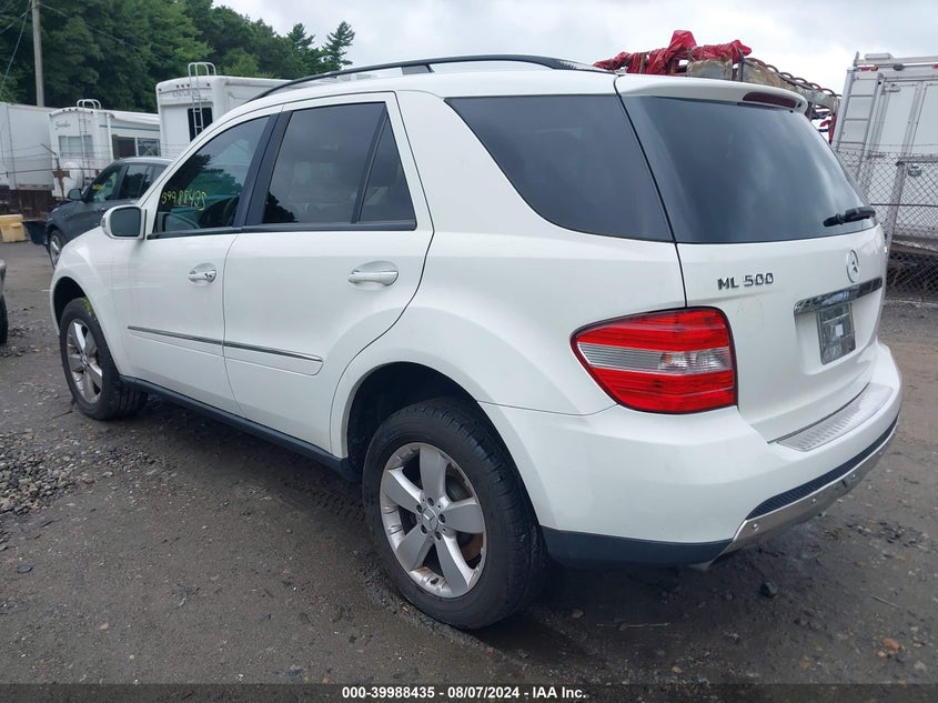 2007 Mercedes-Benz Ml 500 4Matic VIN: 4JGBB75E97A158661 Lot: 39988435