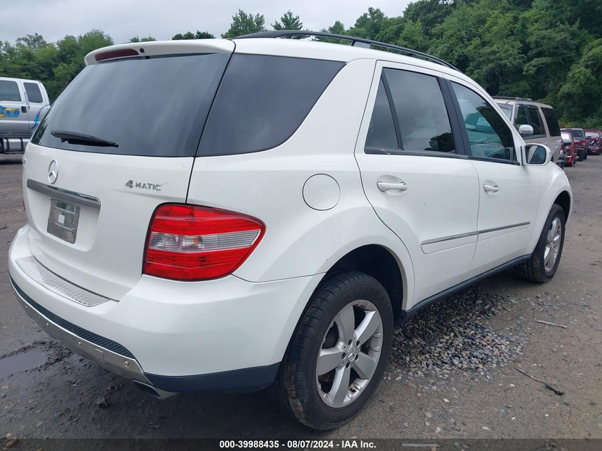 2007 Mercedes-Benz Ml 500 4Matic VIN: 4JGBB75E97A158661 Lot: 39988435