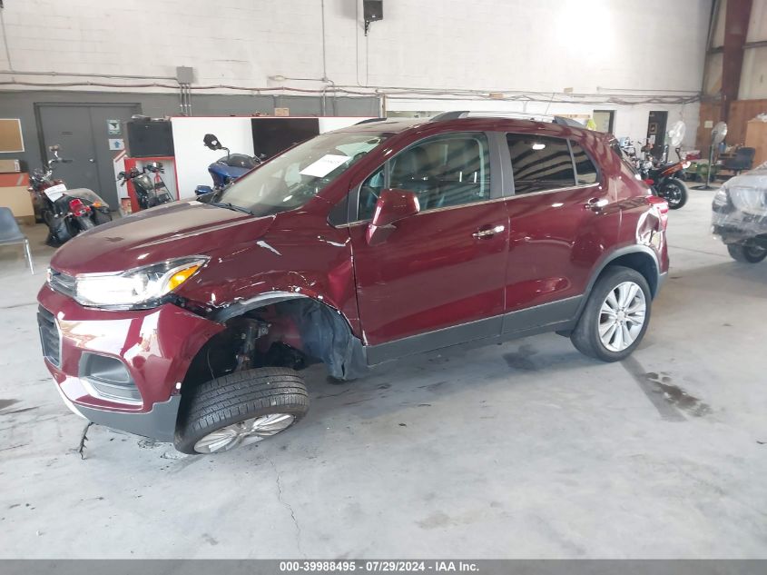 2017 Chevrolet Trax Premier VIN: 3GNCJRSB1HL273726 Lot: 39988495