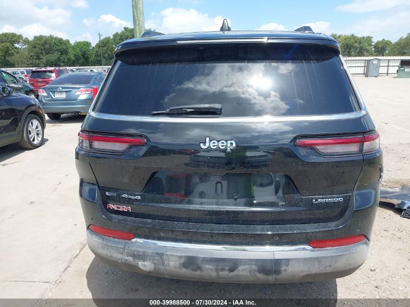 2022 Jeep Grand Cherokee L Laredo 4X4 VIN: 1C4RJKAG7N8536738 Lot: 39988500