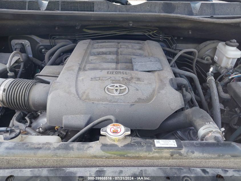 2019 Toyota Tundra Sr5 5.7L V8 VIN: 5TFDW5F17KX816565 Lot: 39988516