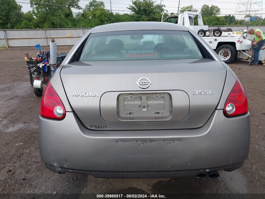 2006 Nissan Maxima 3.5 Sl VIN: 1N4BA41E46C830775 Lot: 39988517