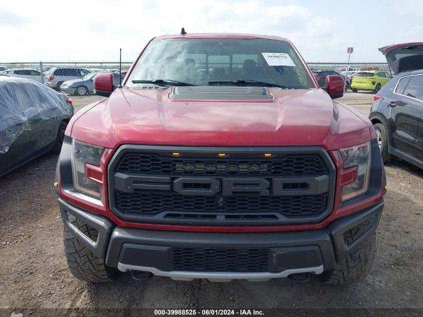 2019 Ford F-150 Raptor VIN: 1FTFW1RG1KFC87539 Lot: 39988525