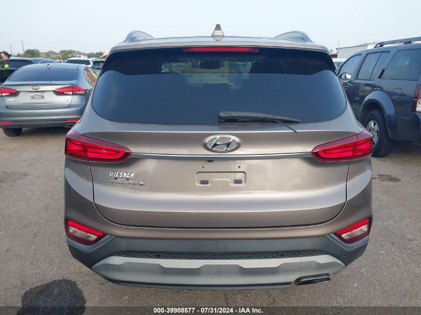 2019 Hyundai Santa Fe Sel Plus VIN: 5NMS33ADXKH080221 Lot: 39988577