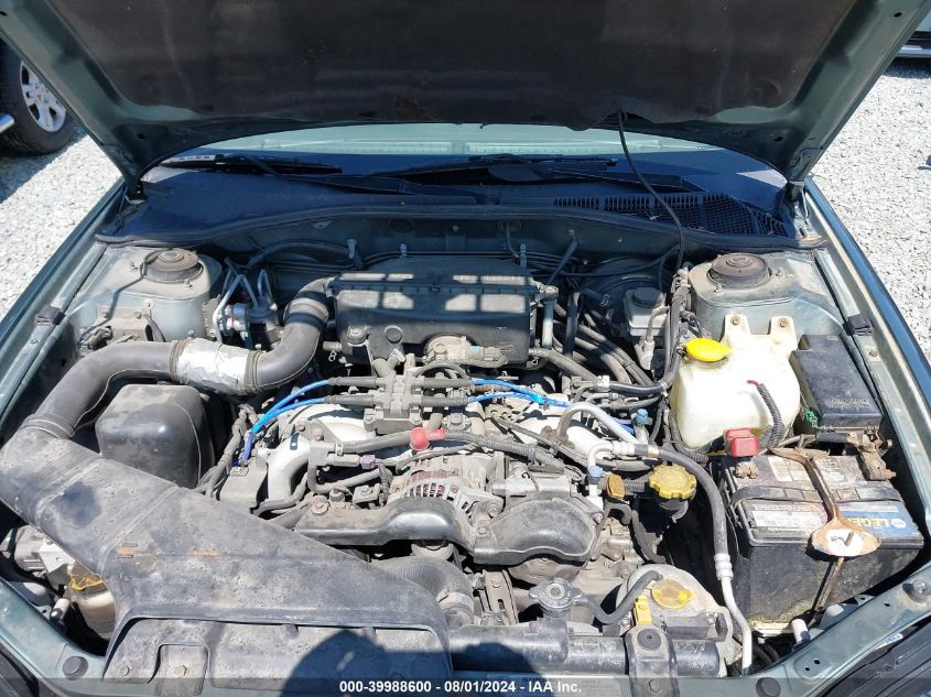 2000 Subaru Outback VIN: 4S3BH6654Y7625186 Lot: 39988600