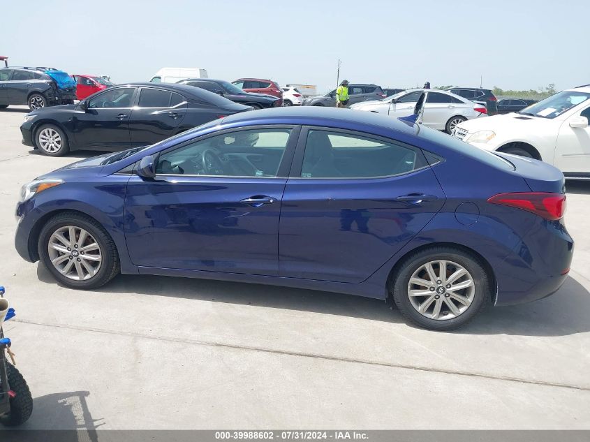 2014 Hyundai Elantra Se VIN: 5NPDH4AE4EH503083 Lot: 39988602