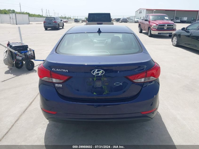 2014 Hyundai Elantra Se VIN: 5NPDH4AE4EH503083 Lot: 39988602