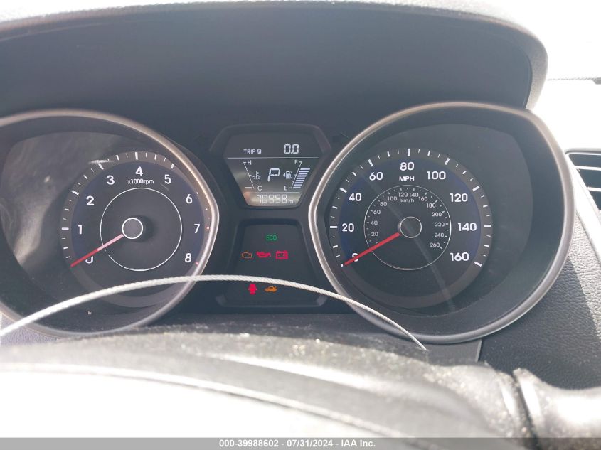 2014 Hyundai Elantra Se VIN: 5NPDH4AE4EH503083 Lot: 39988602