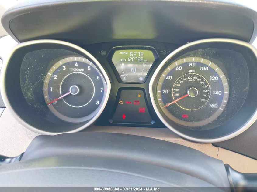 2012 Hyundai Elantra Gls (Ulsan Plant) VIN: KMHDH4AE1CU375688 Lot: 39988684