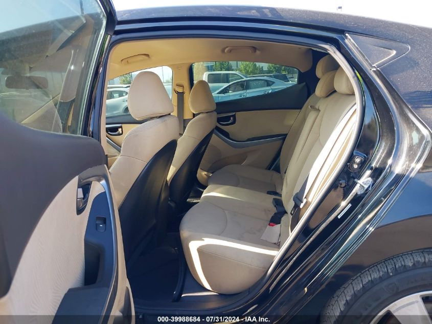 2012 Hyundai Elantra Gls (Ulsan Plant) VIN: KMHDH4AE1CU375688 Lot: 39988684