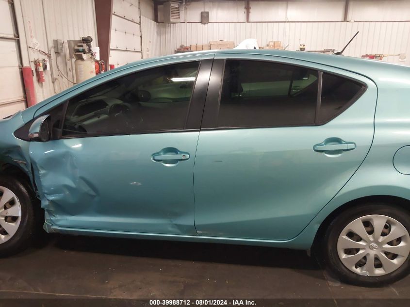 JTDKDTB34E1066302 2014 Toyota Prius C Two